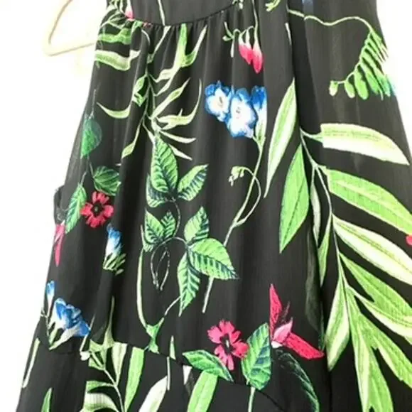 Tommy Hilfiger Floral Print Halter Midi Dress, Size 10 - Picture 2 of 8